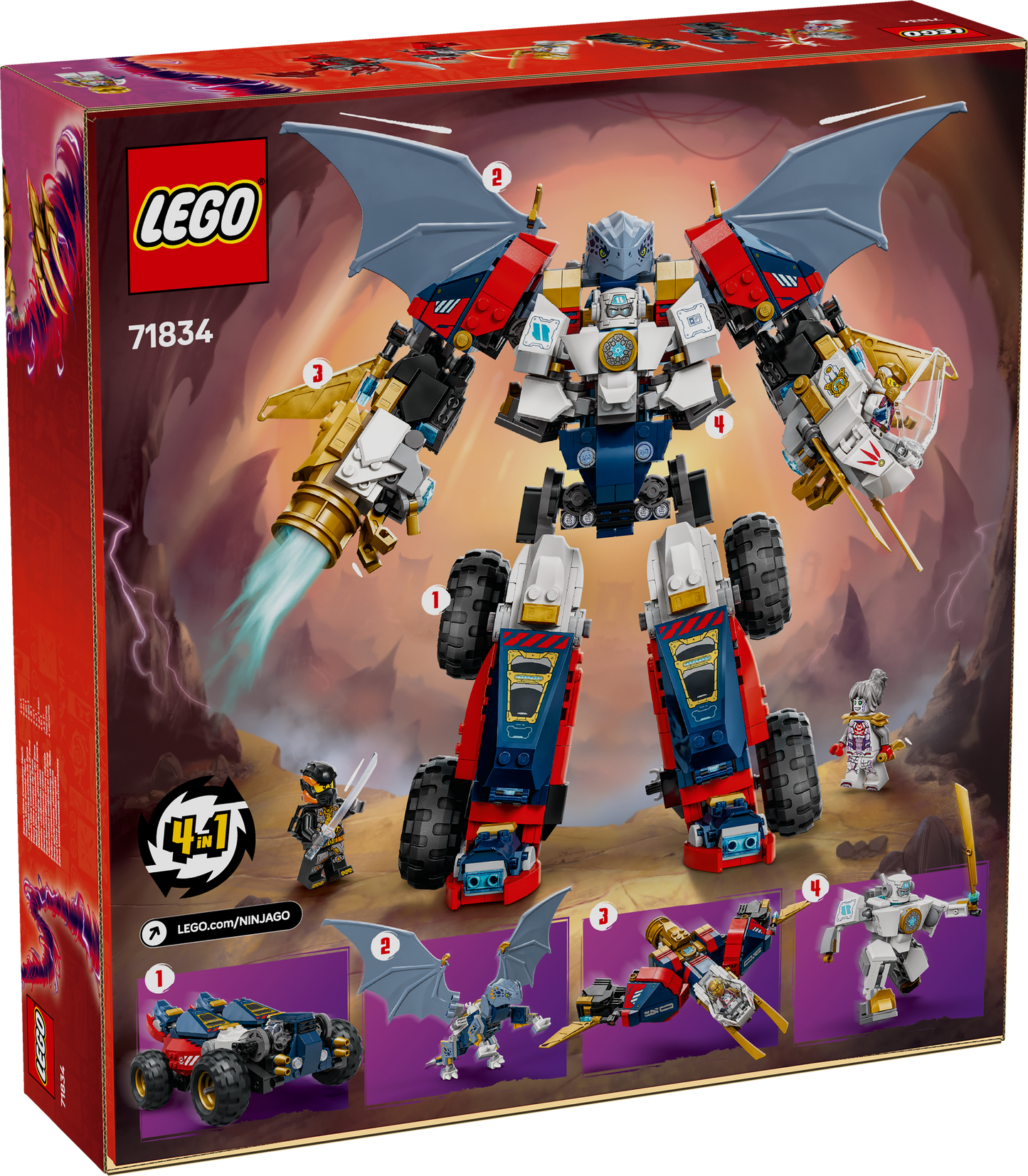 LEGO NINJAGO: Zanes Ultra Combiner Mech (71834)