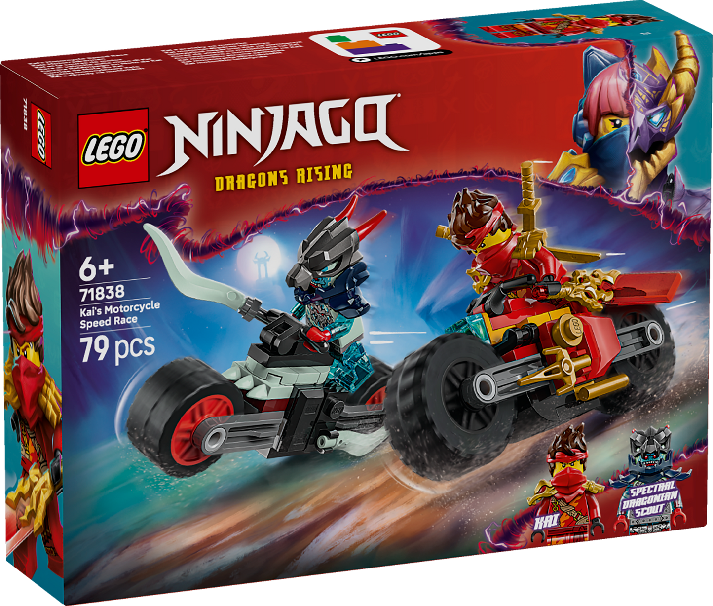 LEGO NINJAGO: Kais Motorcycle Speed Race (71838)