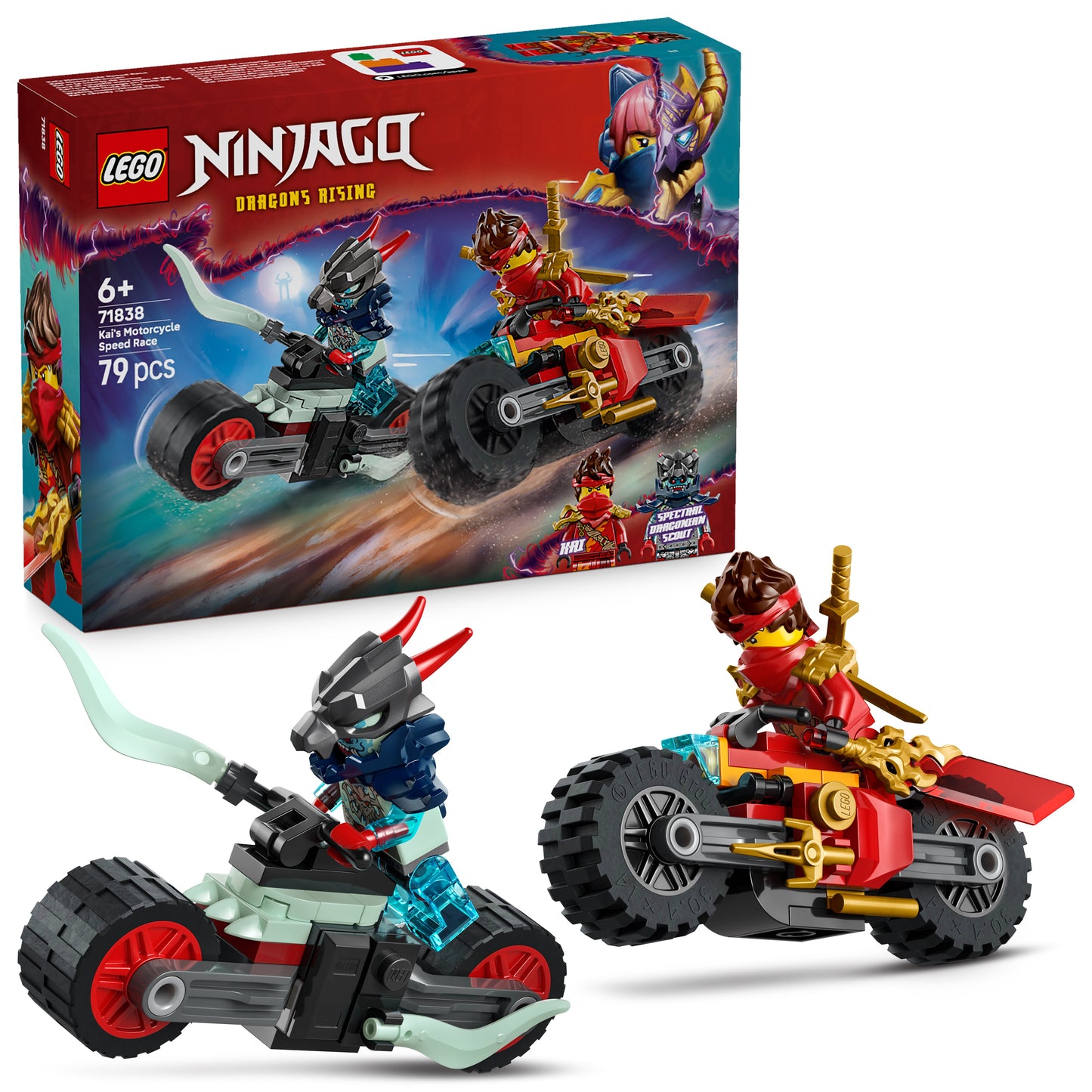 LEGO NINJAGO: Kais Motorcycle Speed Race (71838)