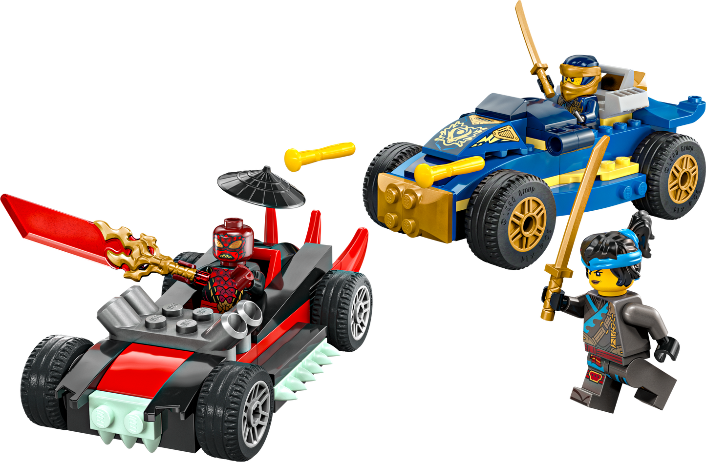 LEGO NINJAGO: Rogue vs Drix Race Car Duel (71840)