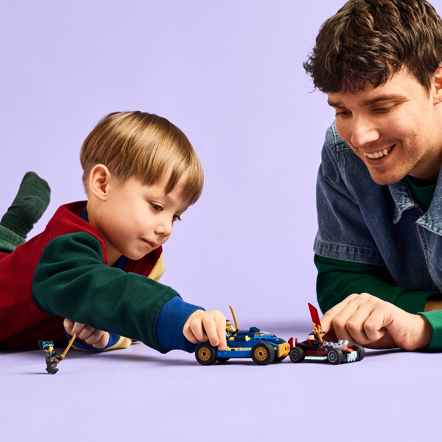 LEGO NINJAGO: Rogue vs Drix Race Car Duel (71840)