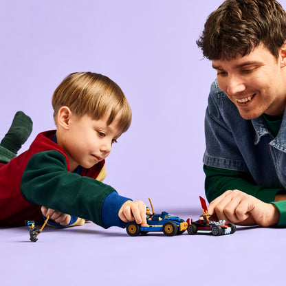LEGO NINJAGO: Rogue vs Drix Race Car Duel (71840)