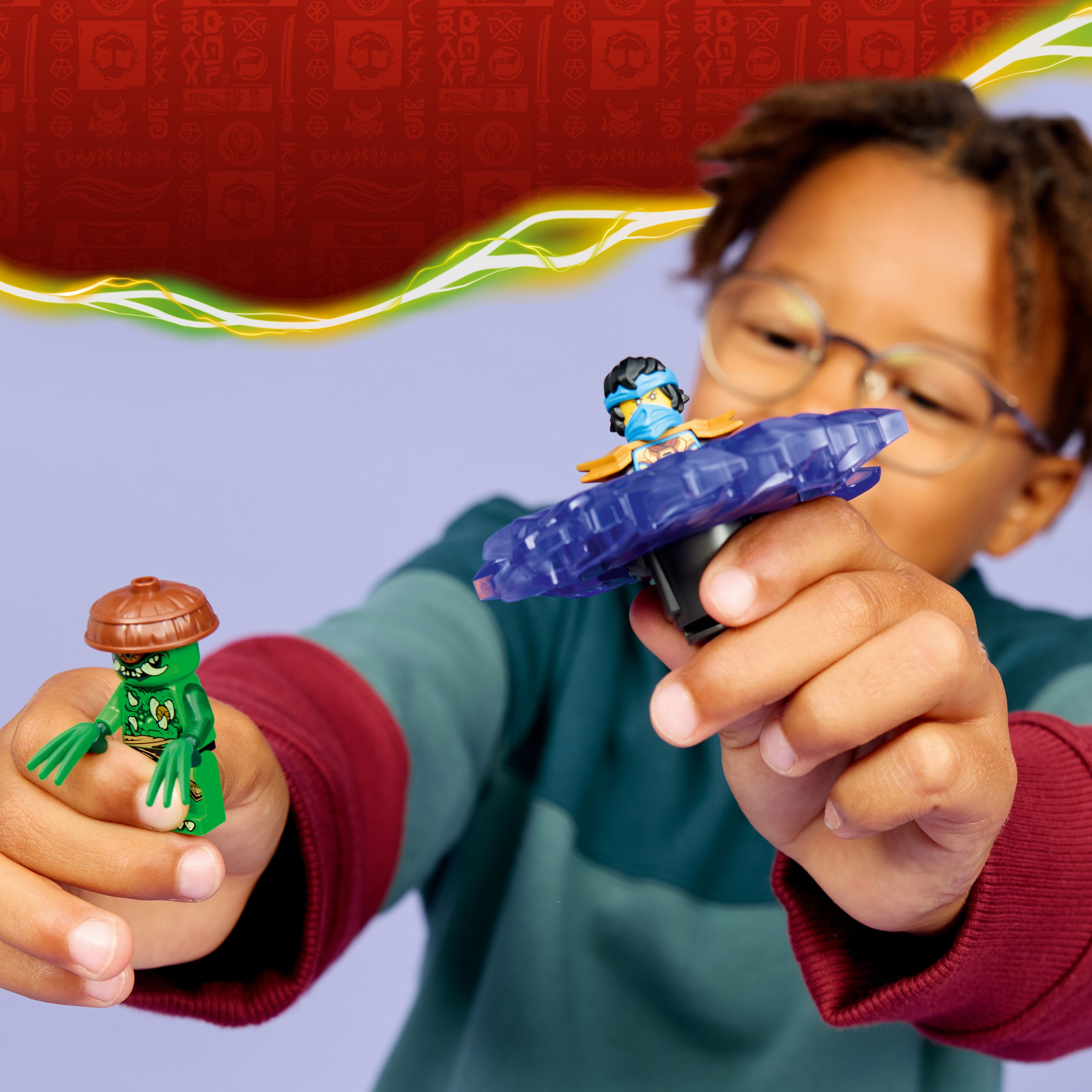 LEGO NINJAGO: Nya vs Mutation Monster Spinner (71849) - Buy Kiwi