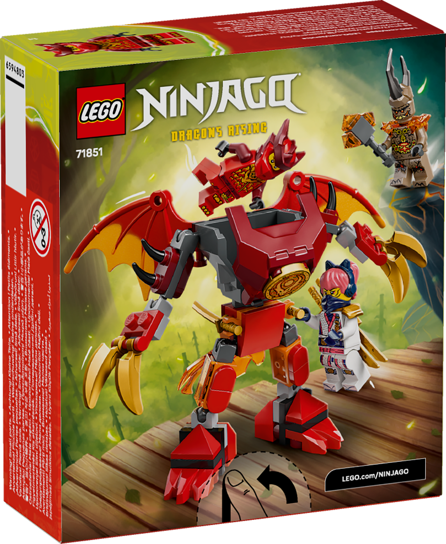 LEGO NINJAGO: Kais Dragon Mech Battle Pack (71851)