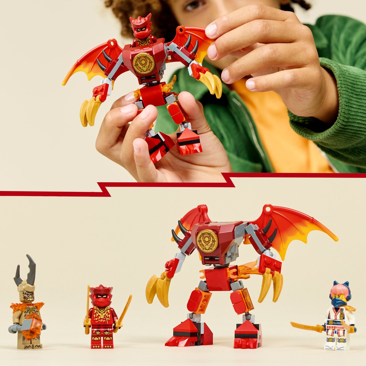LEGO NINJAGO: Kais Dragon Mech Battle Pack (71851)