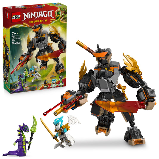 LEGO NINJAGO: Coles Mission Mech and Dragon Zane (71854)