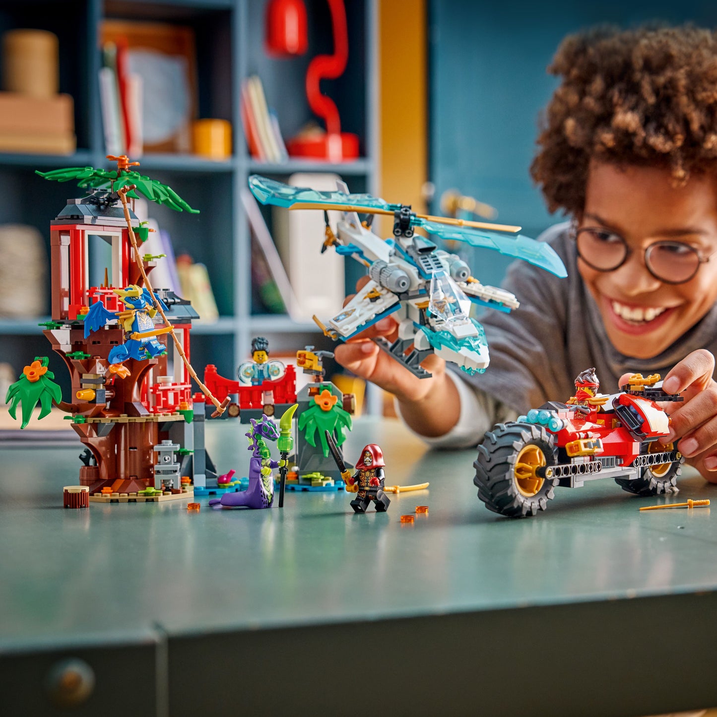 LEGO NINJAGO: Ninja Vehicle Tree House Battle (71857)