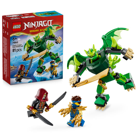 LEGO NINJAGO: Lloyds Dragon Mech Battle Pack (71862)