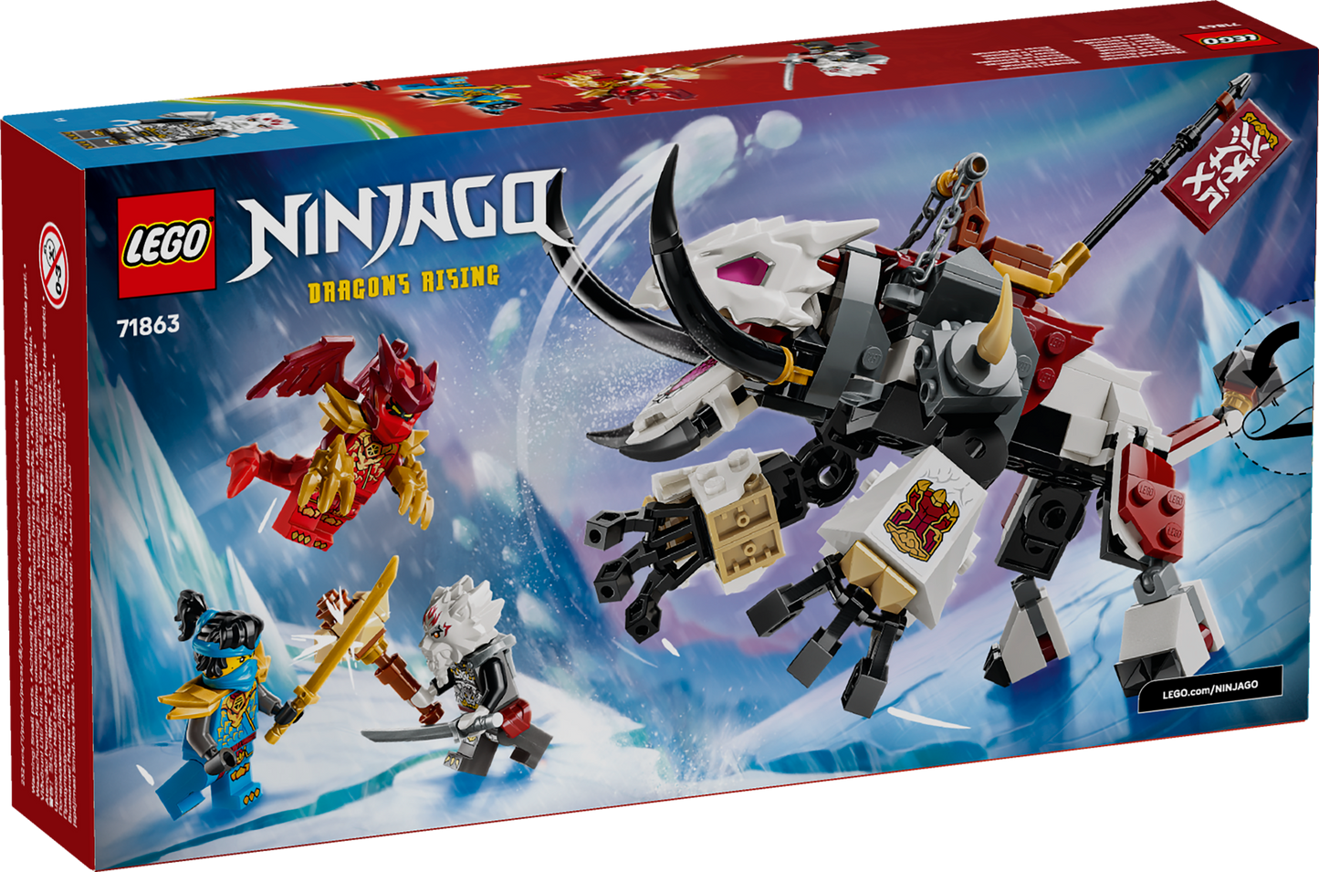 LEGO NINJAGO: Zilvar and Grimtak the Dragon Beast (71863)