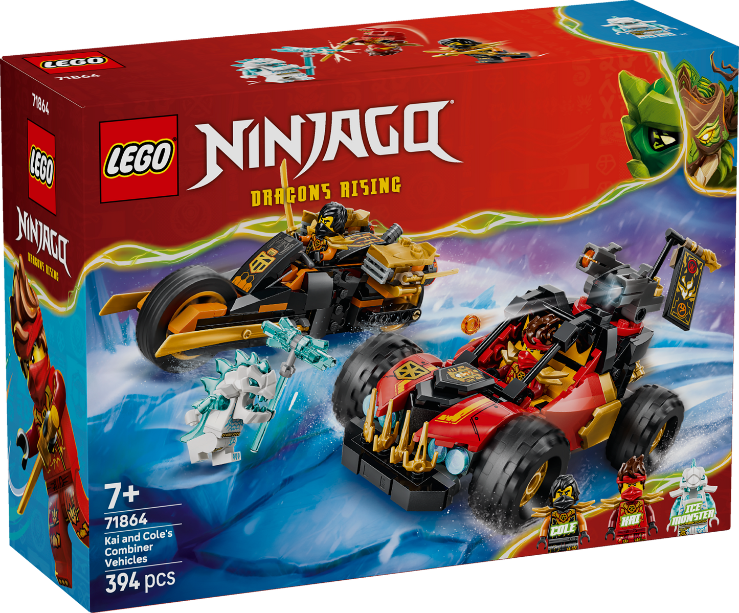 LEGO NINJAGO: Kai and Coles Combiner Vehicles (71864)