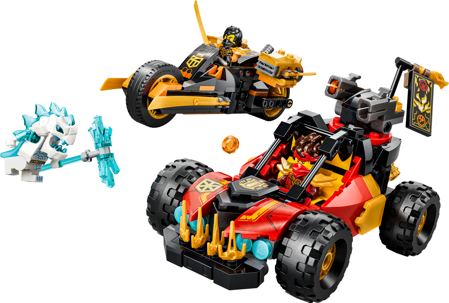 LEGO NINJAGO: Kai and Coles Combiner Vehicles (71864)