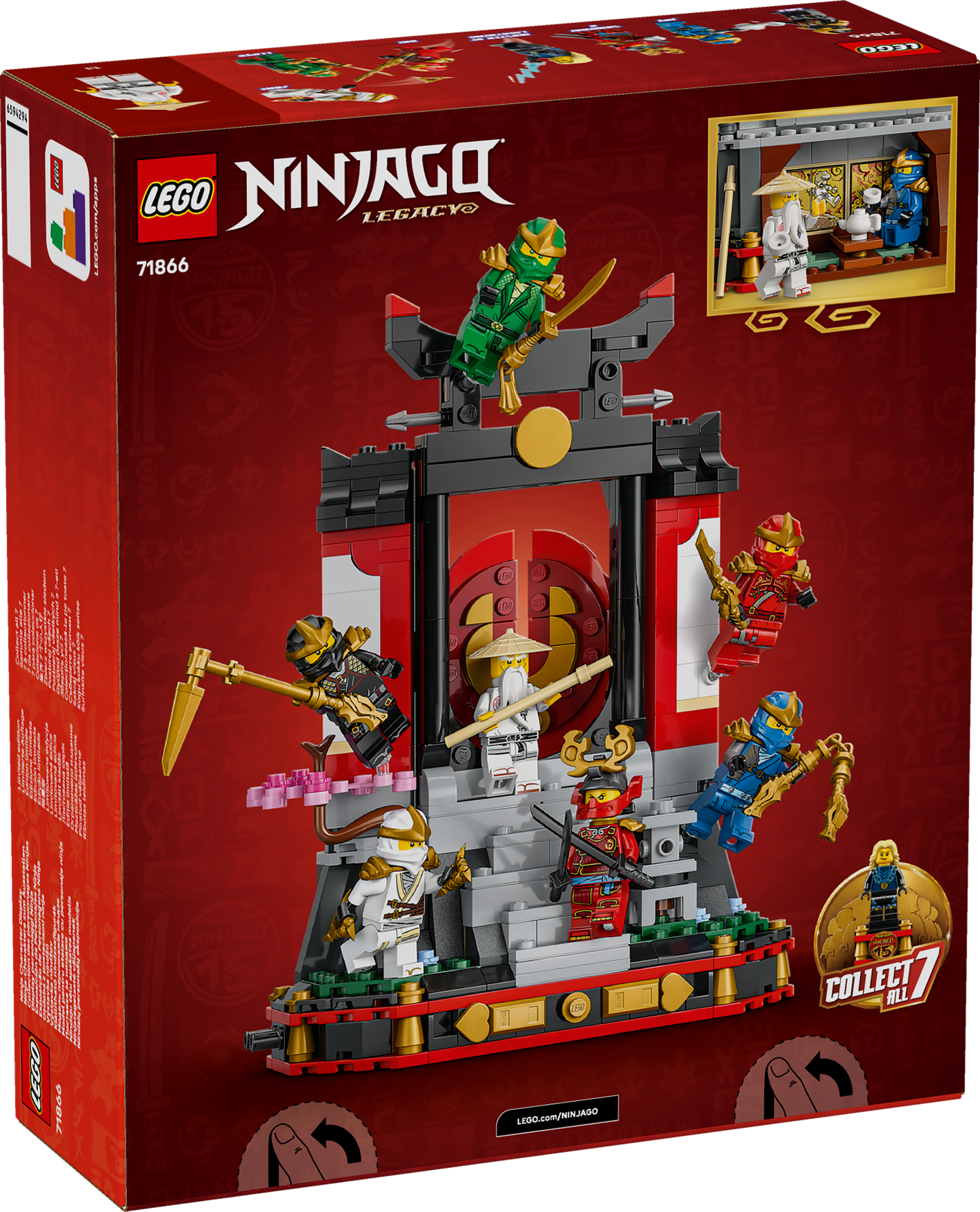 LEGO NINJAGO: Ninja Character Display 15th Anniversary (71866)