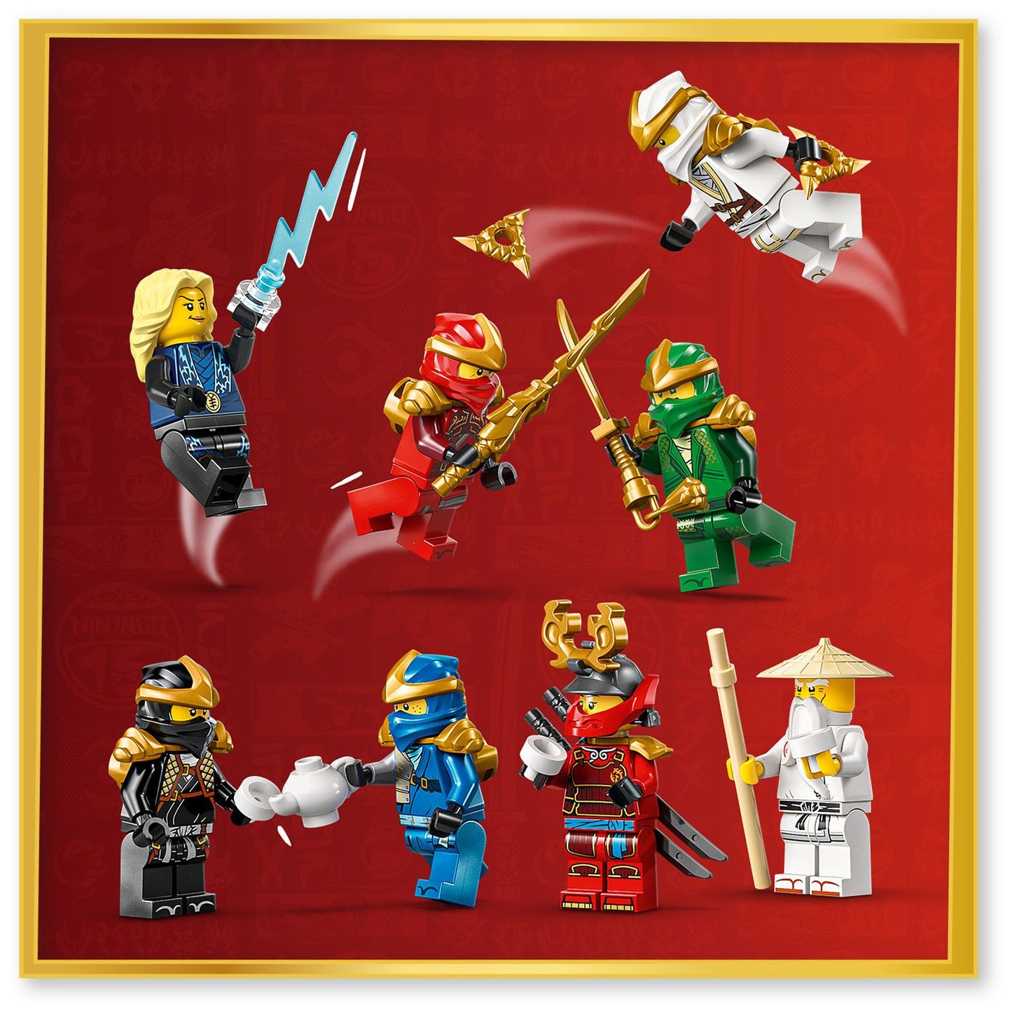 LEGO NINJAGO: Ninja Character Display 15th Anniversary (71866)