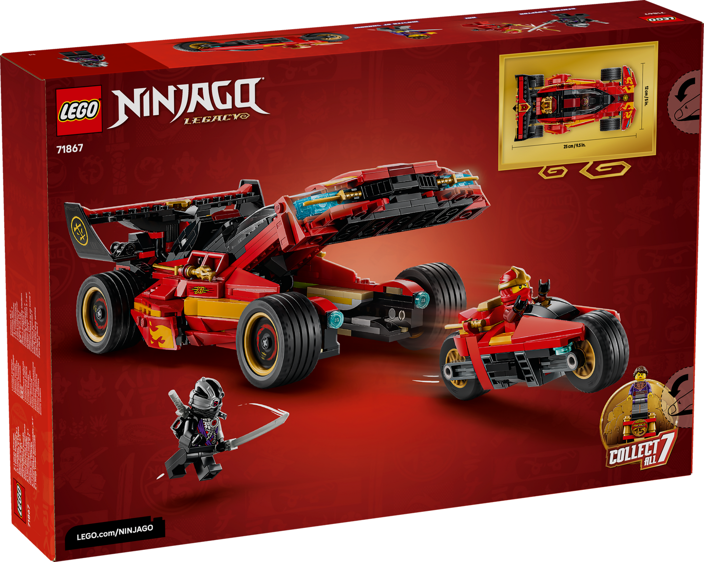 LEGO NINJAGO: X-1 Ninja Charger 15th Anniversary (71867)