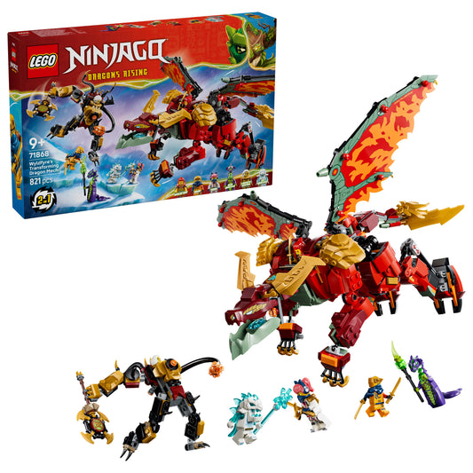 LEGO NINJAGO: Wyldfyre's Transforming Dragon Mech (71868)