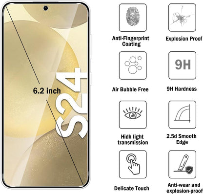 Samsung Galaxy S24 Tempered Glass Screen Protector