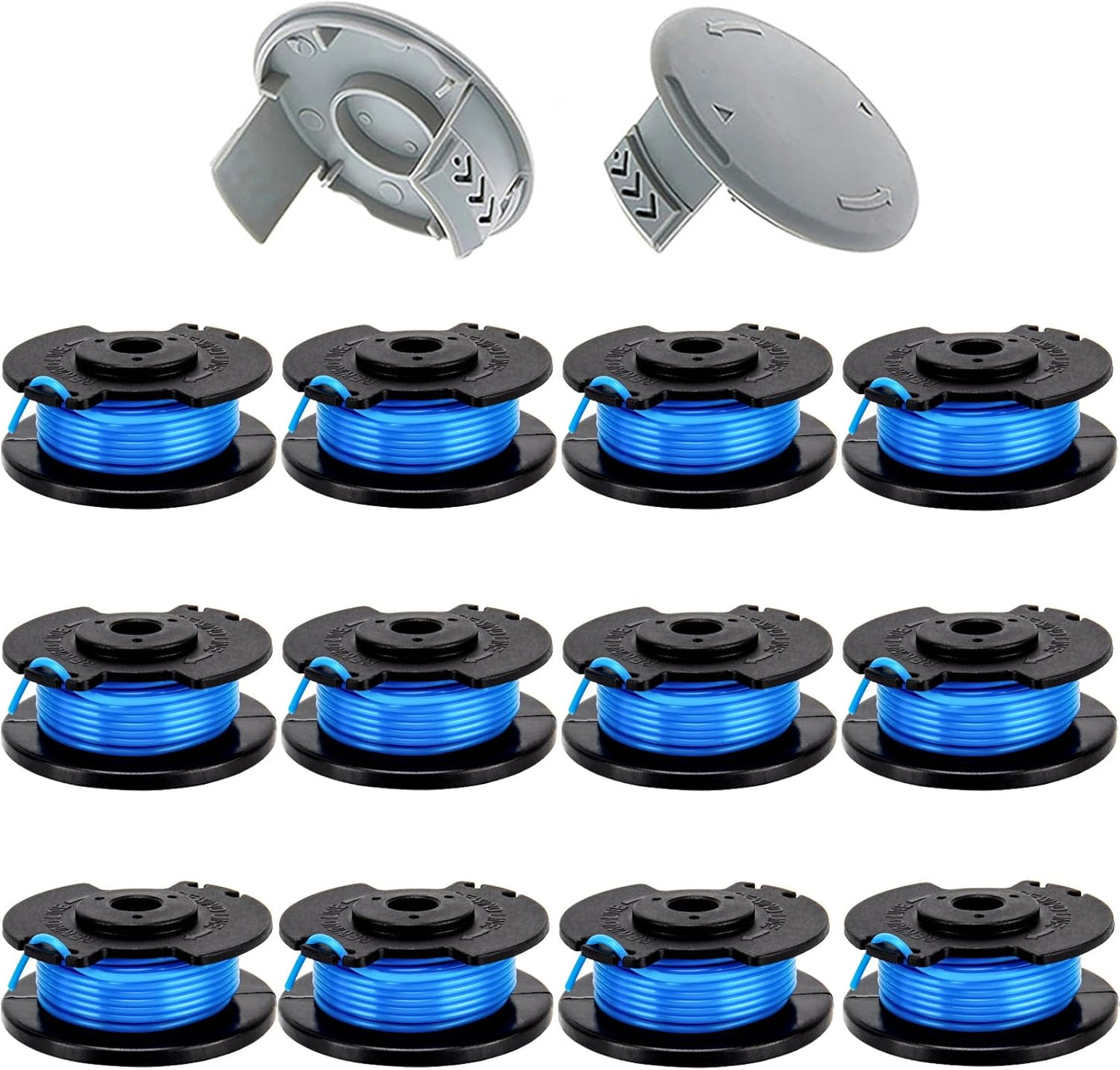 AC14RL3A String Trimmer Spool for Ryobi Weed Wacker String (12+3Pack)