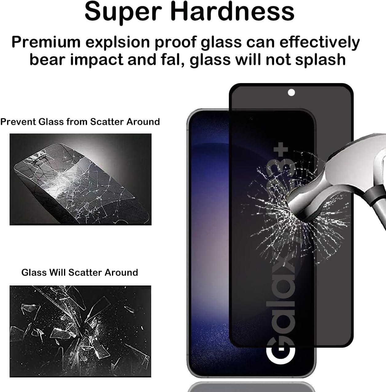 Samsung S23 Plus Anti Spy Peep Privacy Screen Protector - salelink.co.nz
