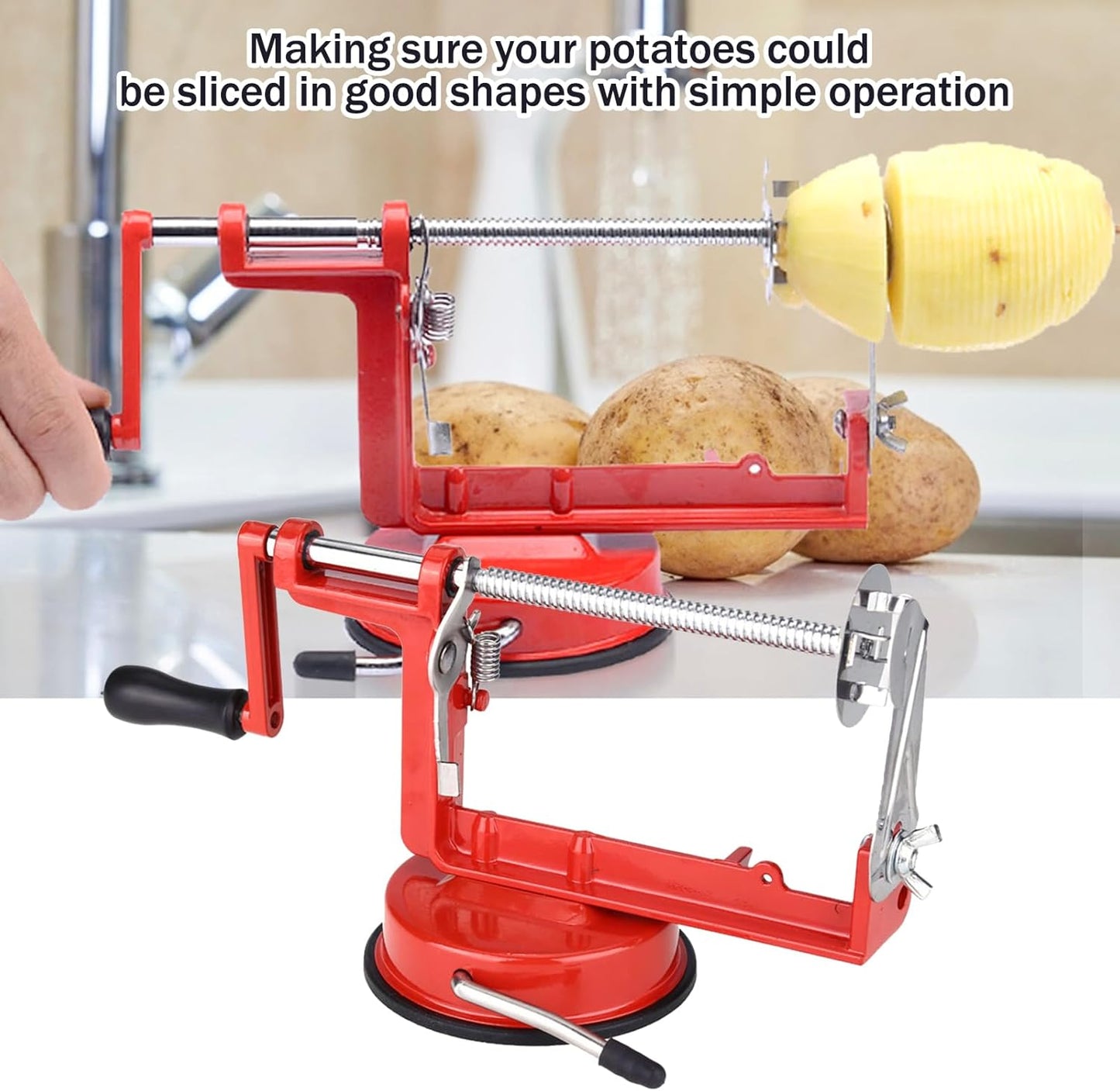 Twisted Spiral Potato Slicer Cutter