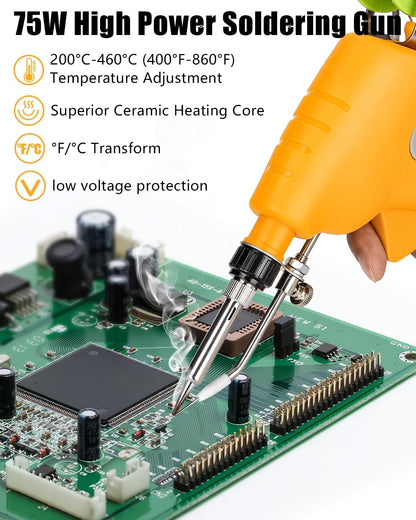 Soldering Welding Welder Iron for Dewalt 18V Battery(No Battery)