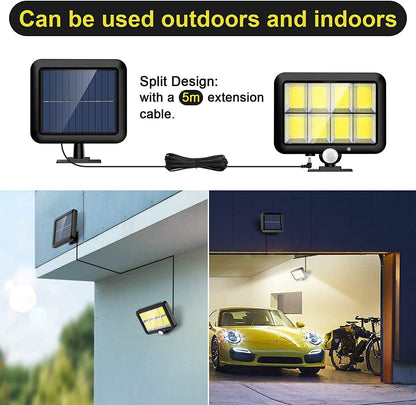 Solar Light Motion Sensor Security Led Flood Light Outdoor Garden Light - salelink.co.nz