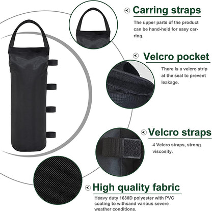 4PCS Gazebo Sand Bags Gazebo Weights - salelink.co.nz