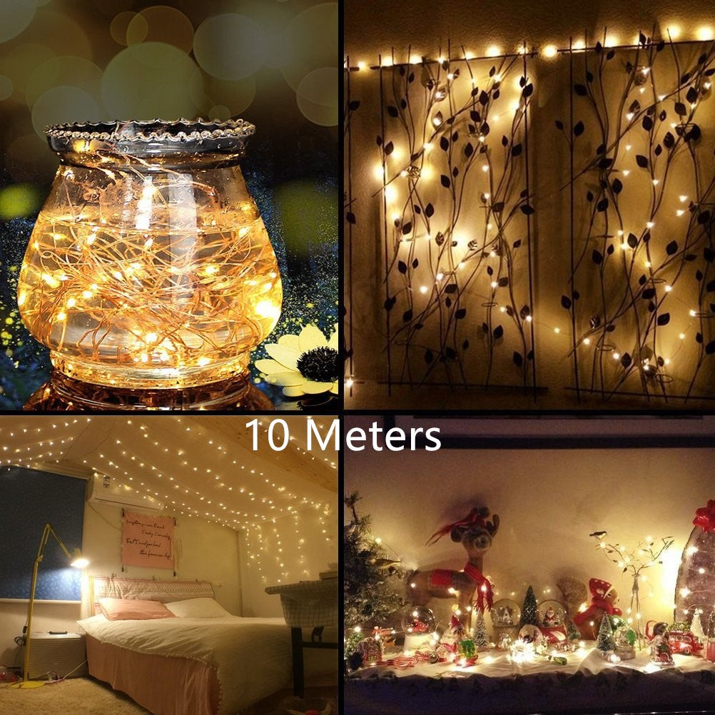 10M USB Led Wire Fairy String Lights