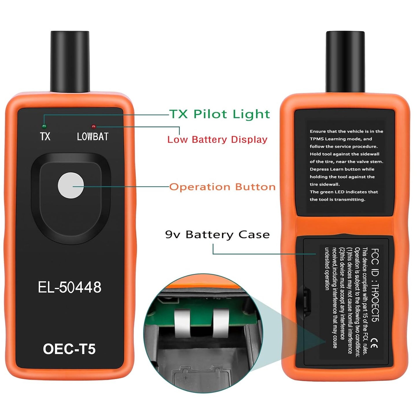 TPMS Relearn Tool for GM Auto Tire Pressure Monitor Sensor Activation Reset Tool