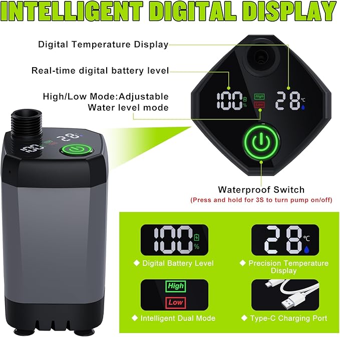 Electric Shower Pump with Shower Head