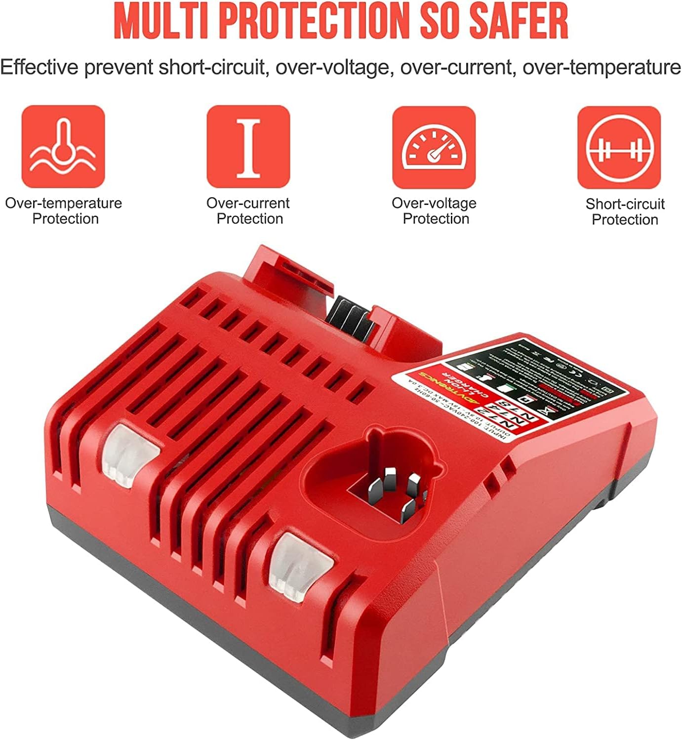For Milwaukee M18 M12 Battery Charger