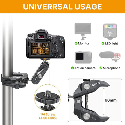 ULANZI Super Clamp Camera Clamp Mount