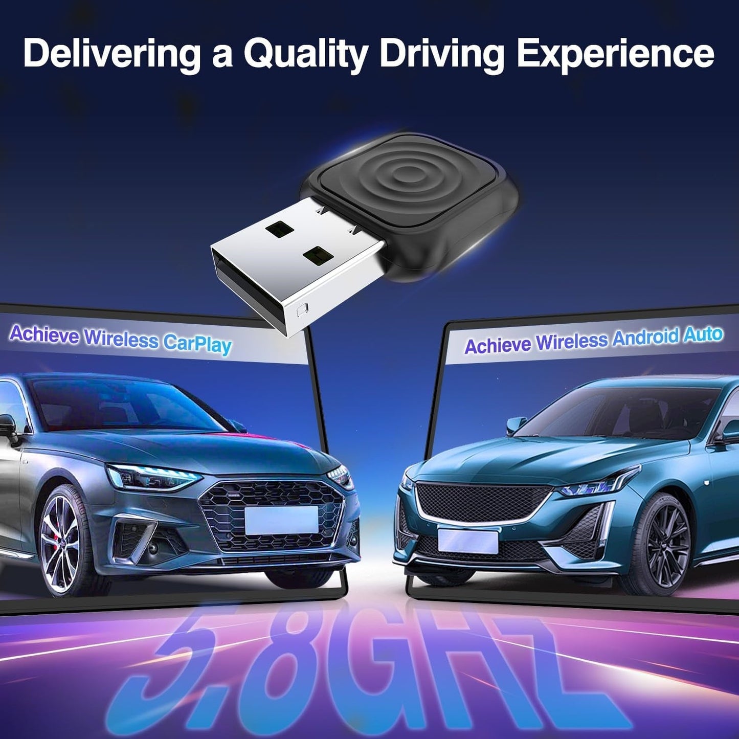 CarlinKit Mini Ultra Wireless Adapter Wireless CarPlay Android Auto