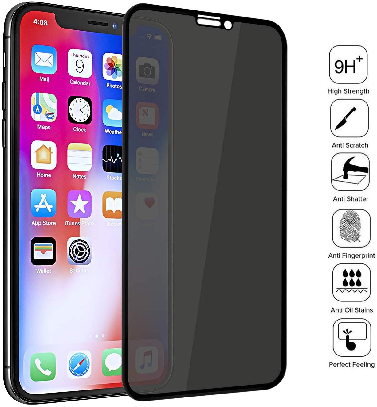 iPhone XS MAX / iPhone 11 Pro Max Anti Peep Privacy Glass Screen Protector