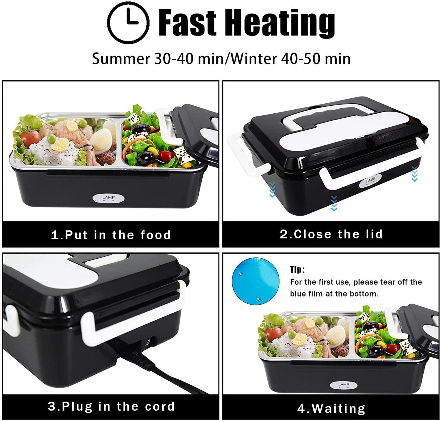 Electric Heated Lunch Box