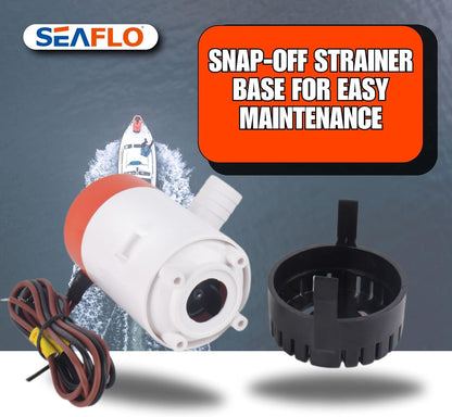 12V SEAFLO 1100GPH Bilge Submersible Water Pump