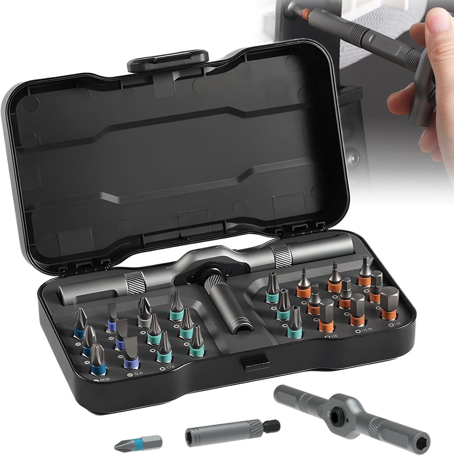 24 in 1 Magnetic Screwdriver Set