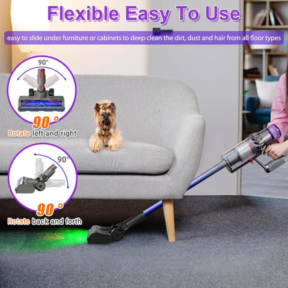 Dyson Brush Head Green Light Hard Floor Head For V7/8/10/11/15/G5