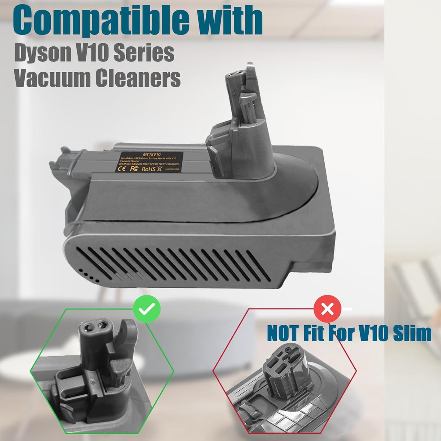 Makita Battery To Dyson V10 Battery Adapter Converter