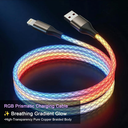 USB to Lightning Light Up Glow Charging Cable
