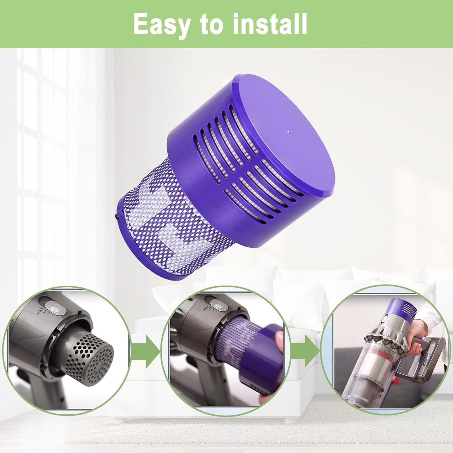 For DYSON Vacuum Filter V10 series SV12