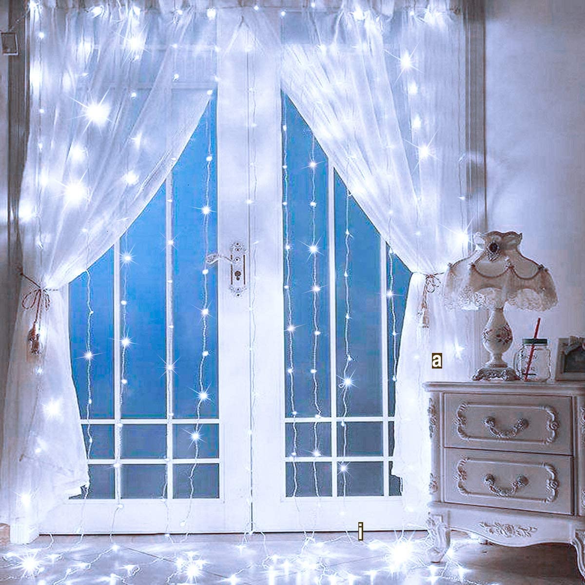 300 LED Curtain String Fairy Light Christmas Light