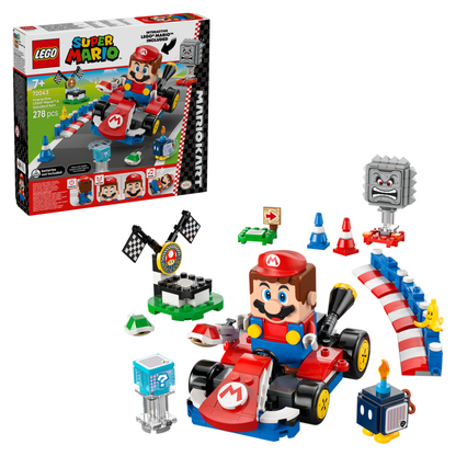 LEGO Super Mario: Mario Kart Interactive LEGO Mario and Standard Kart (72043)