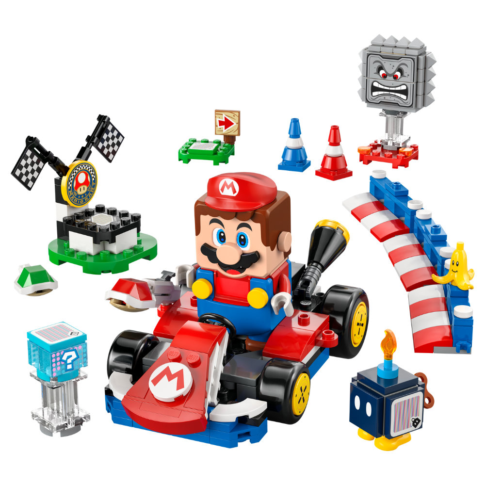 LEGO Super Mario: Mario Kart Interactive LEGO Mario and Standard Kart (72043)
