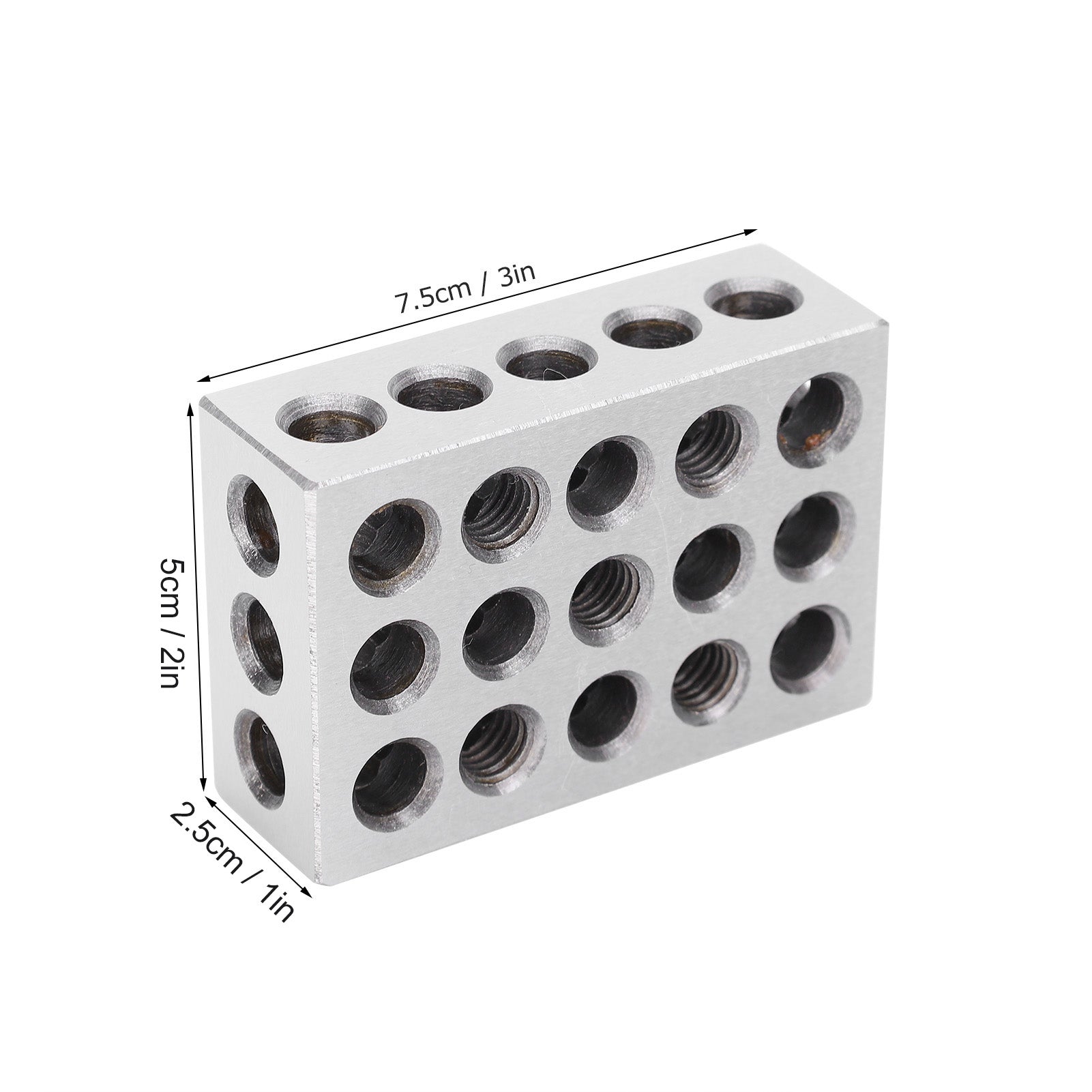 23 Holes 1-2-3 Blocks Machinist Metalworking Woodworking - salelink.co.nz