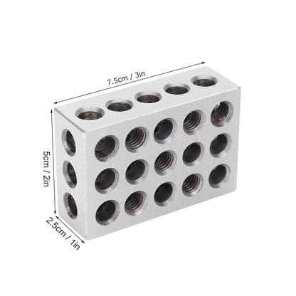 23 Holes 1-2-3 Blocks Machinist Metalworking Woodworking - salelink.co.nz