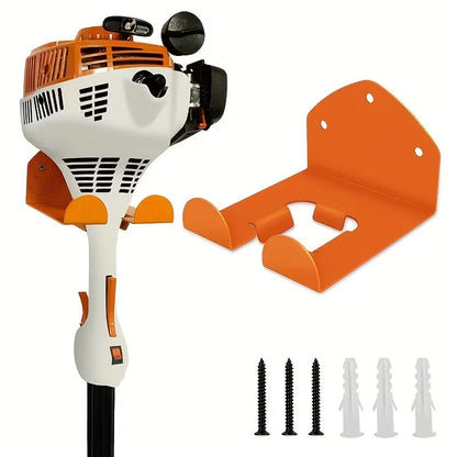 Weed Trimmer Eater Wall Mount Rack Holder Hanger Shed Organizer