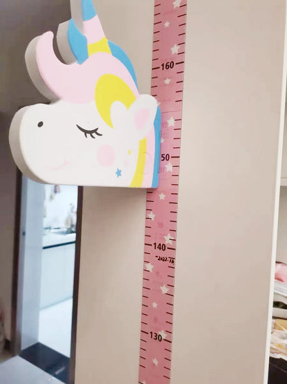 Cute Ruler Height Chart Kids Measurement Wall Stickers Nursery Decor Removable Decal