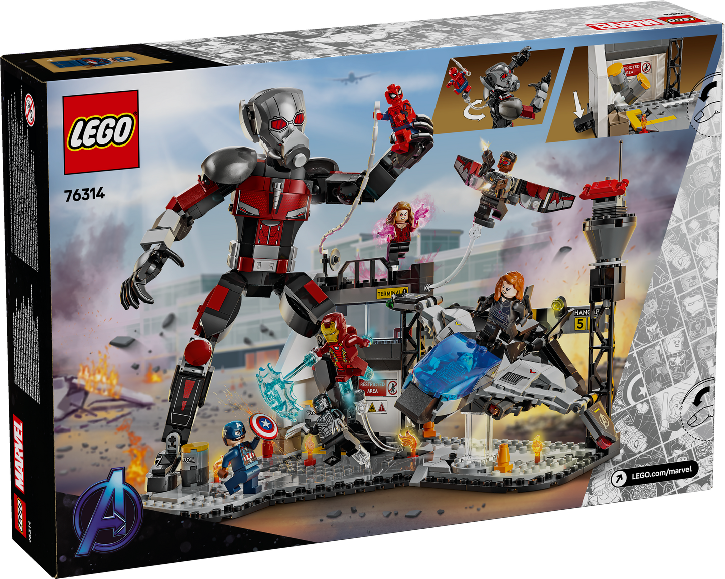 LEGO Marvel: Captain America: Civil War Action Battle (76314)