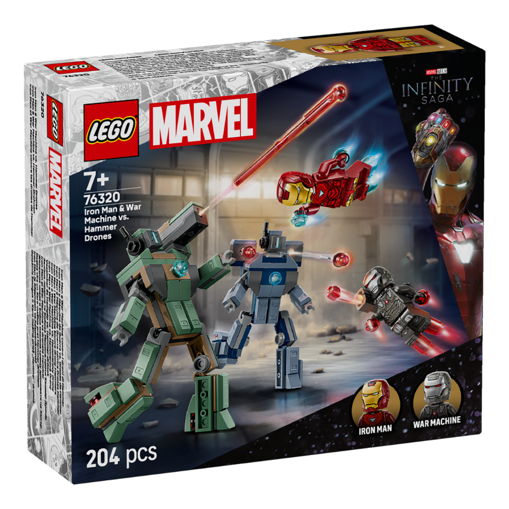 LEGO Marvel: Iron Man & War Machine vs. Hammer Drones (76320)