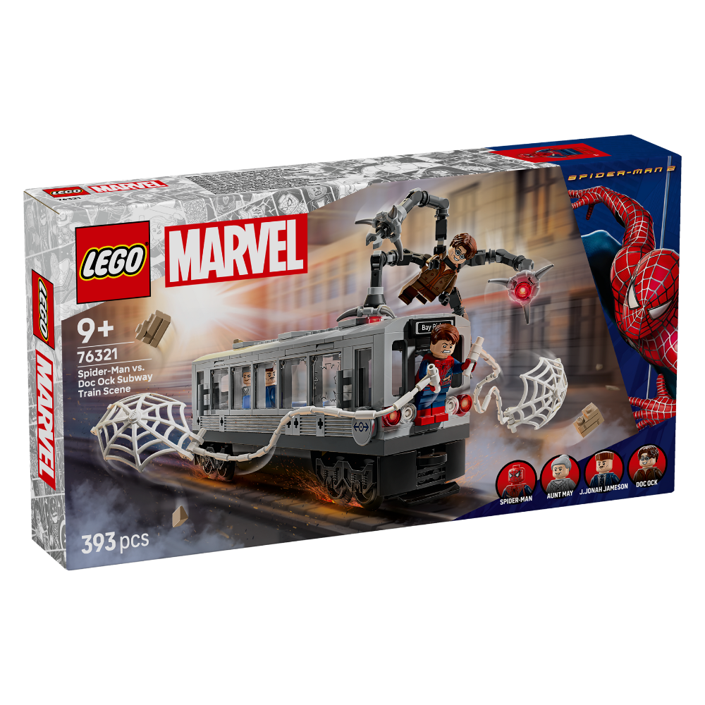 LEGO Marvel: Spider-Man vs. Doc Ock Subway Train Scene (76321)
